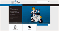 Desktop Screenshot of handicaps-motards-solidarite.com